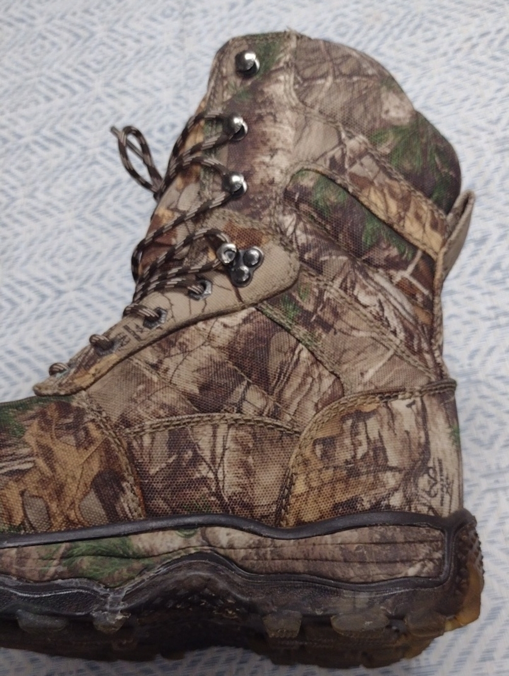 Herman Survivors Hunting Boots Size 7.5 Waterproof Realtree Camo Thinsulate 800g - Picture 14 of 16